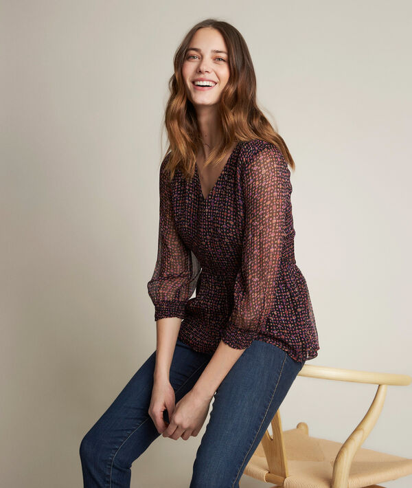 Esmée printed blouse | 1-2-3 Esmée printed blouse PhotoZ | 1-2-3