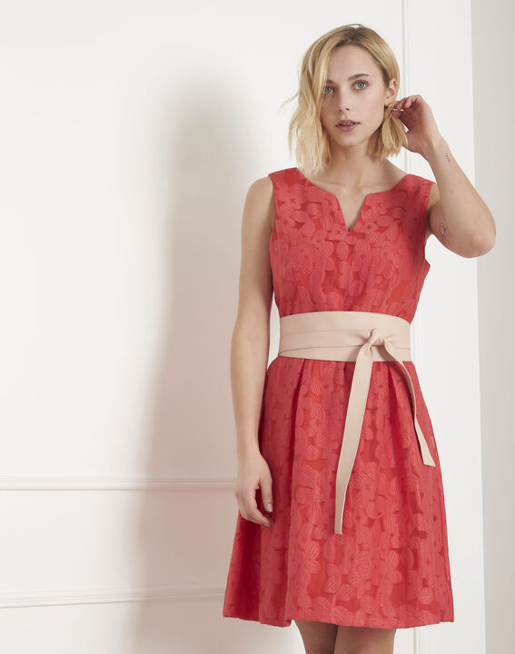 Hanelle coral lace dress | 1-2-3 Hanelle coral lace dress PhotoZ | 1-2-3