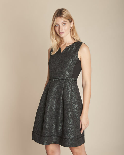 Romane cypress jacquard corolla dress (1) - Maison 123