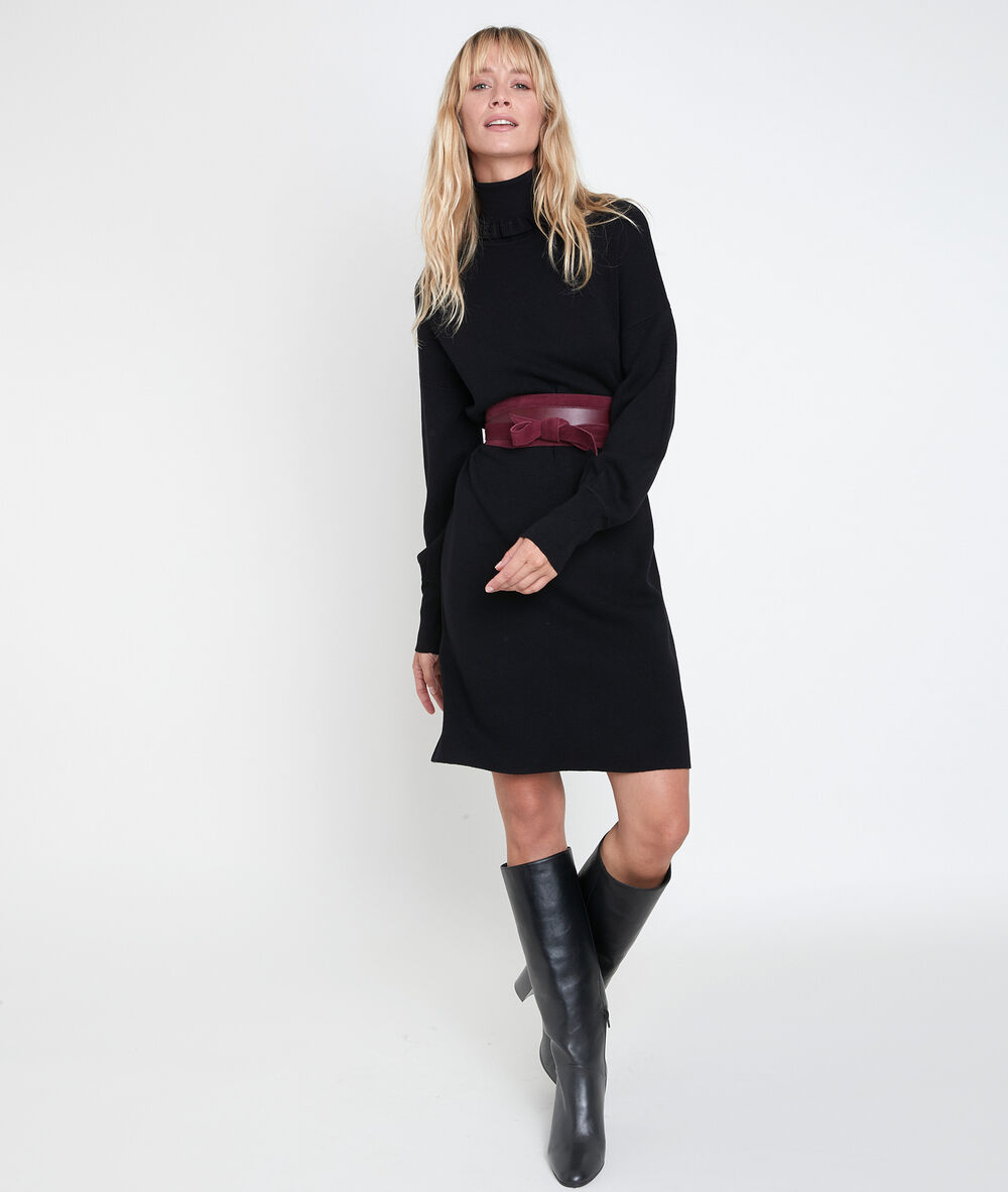 Radya knit dress noir.