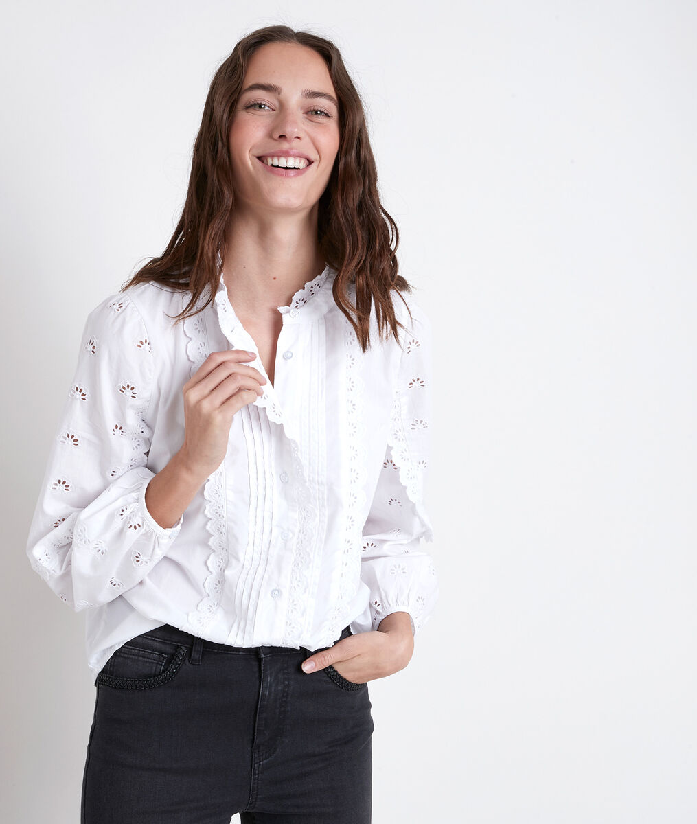 TASOTA ecru embroidered blouse | 1-2-3 TASOTA ecru embroidered blouse PhotoZ | 1-2-3