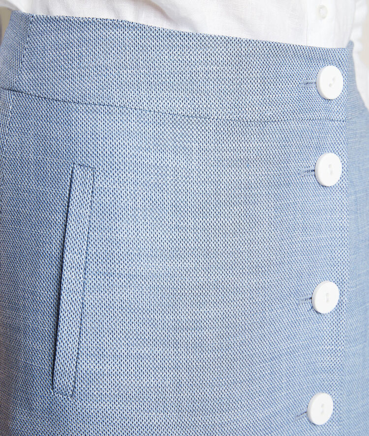 Babeth buttoned skirt cloud.
