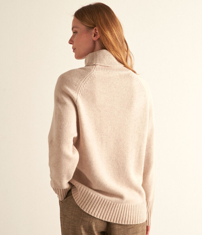 Blaise beige responsible wool jumper	 PhotoZ | 1-2-3