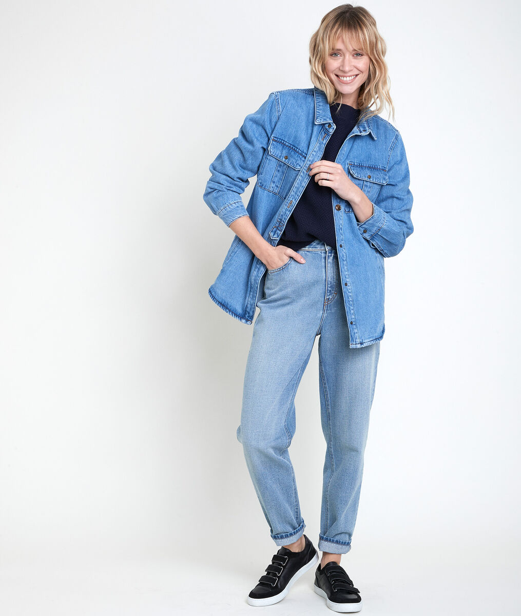 PERLE denim over-shirt | 1-2-3 PERLE denim over-shirt PhotoZ | 1-2-3
