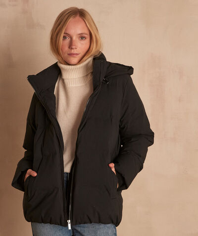 Mina short black padded coat PhotoZ | 1-2-3