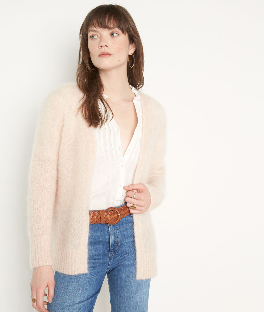 Rozelle powder mohair blend cardigan | 1-2-3 Rozelle powder mohair blend cardigan PhotoZ | 1-2-3