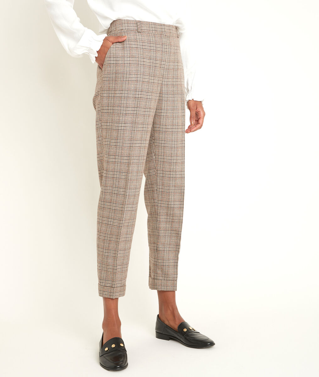 Max carrot checked trousers | 1-2-3 Max carrot checked trousers PhotoZ | 1-2-3