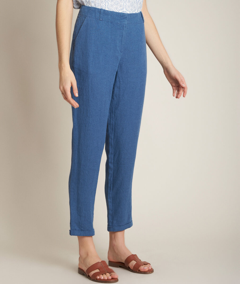 Ignacio indigo linen chinos | 1-2-3 Ignacio indigo linen chinos PhotoZ | 1-2-3