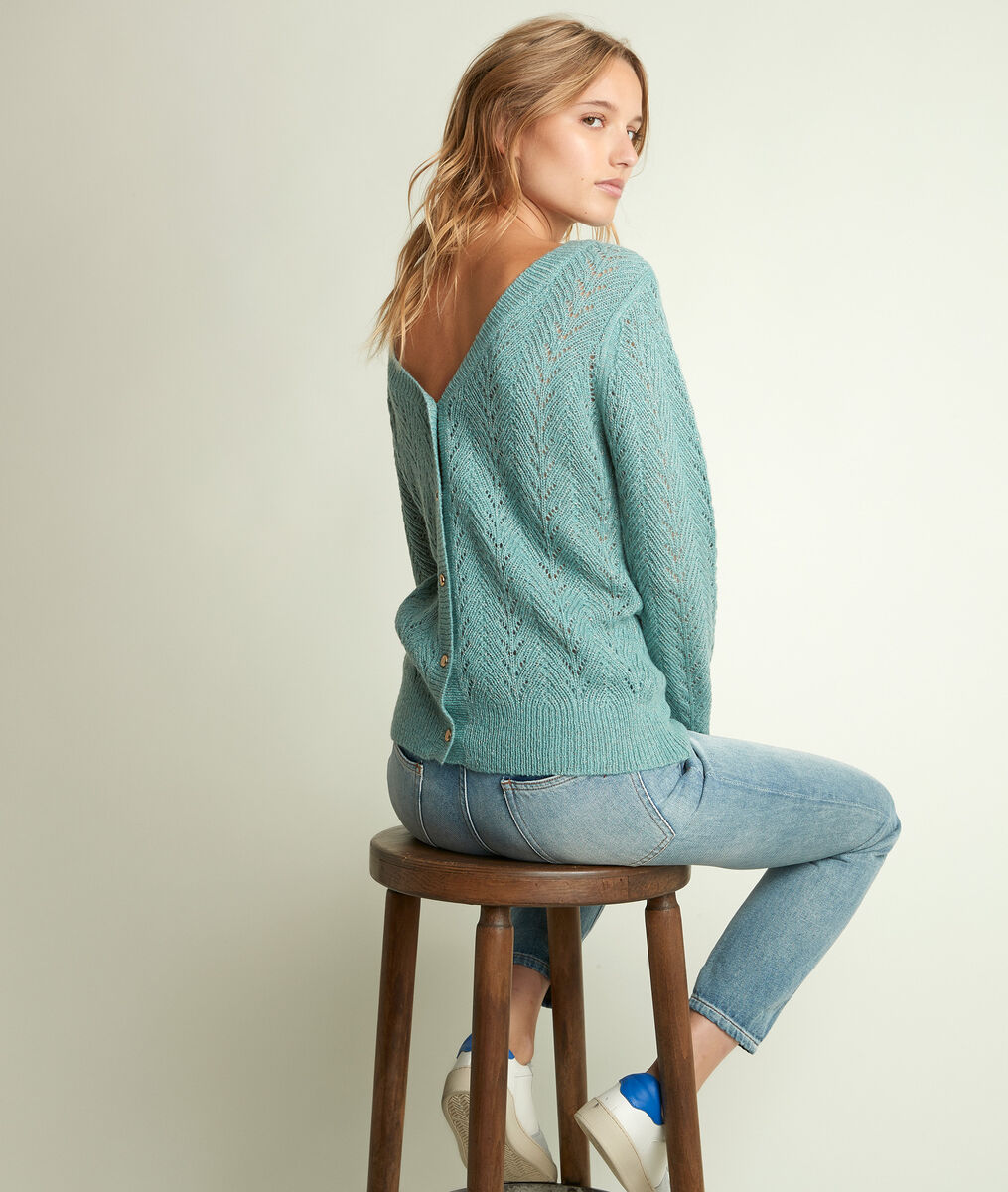 Robbie openwork glitter cardigan | 1-2-3 Robbie openwork glitter cardigan PhotoZ | 1-2-3