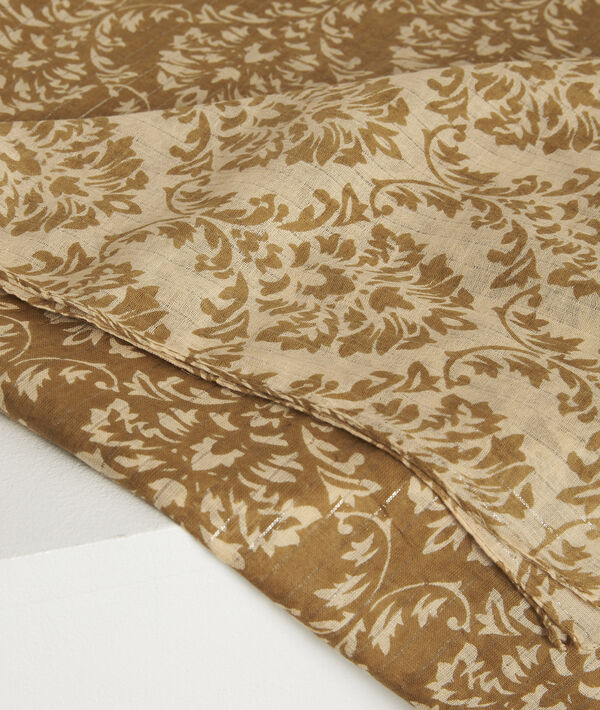 Fugace amber printed scarf | 1-2-3 Fugace amber printed scarf PhotoZ | 1-2-3