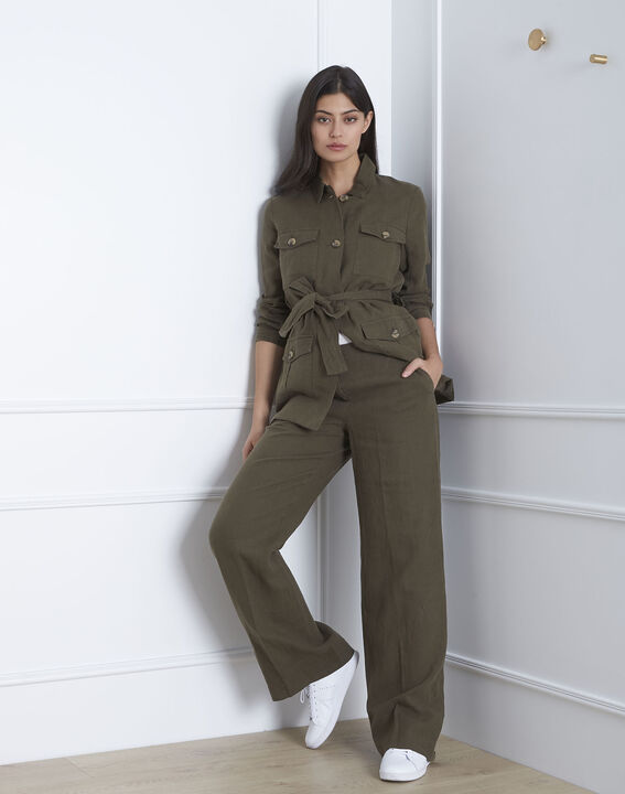 Farah khaki linen safari jacket | 1-2-3 Farah khaki linen safari jacket PhotoZ | 1-2-3