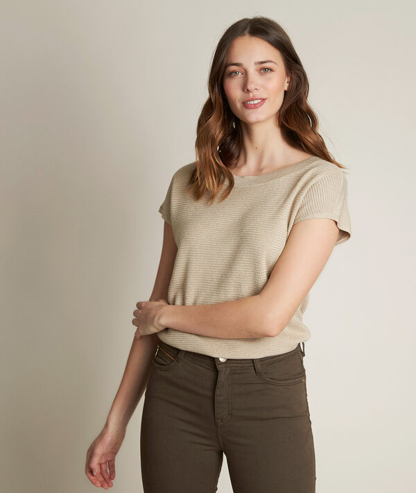 Damas golden openwork pullover | 1-2-3 Damas golden openwork pullover PhotoZ | 1-2-3