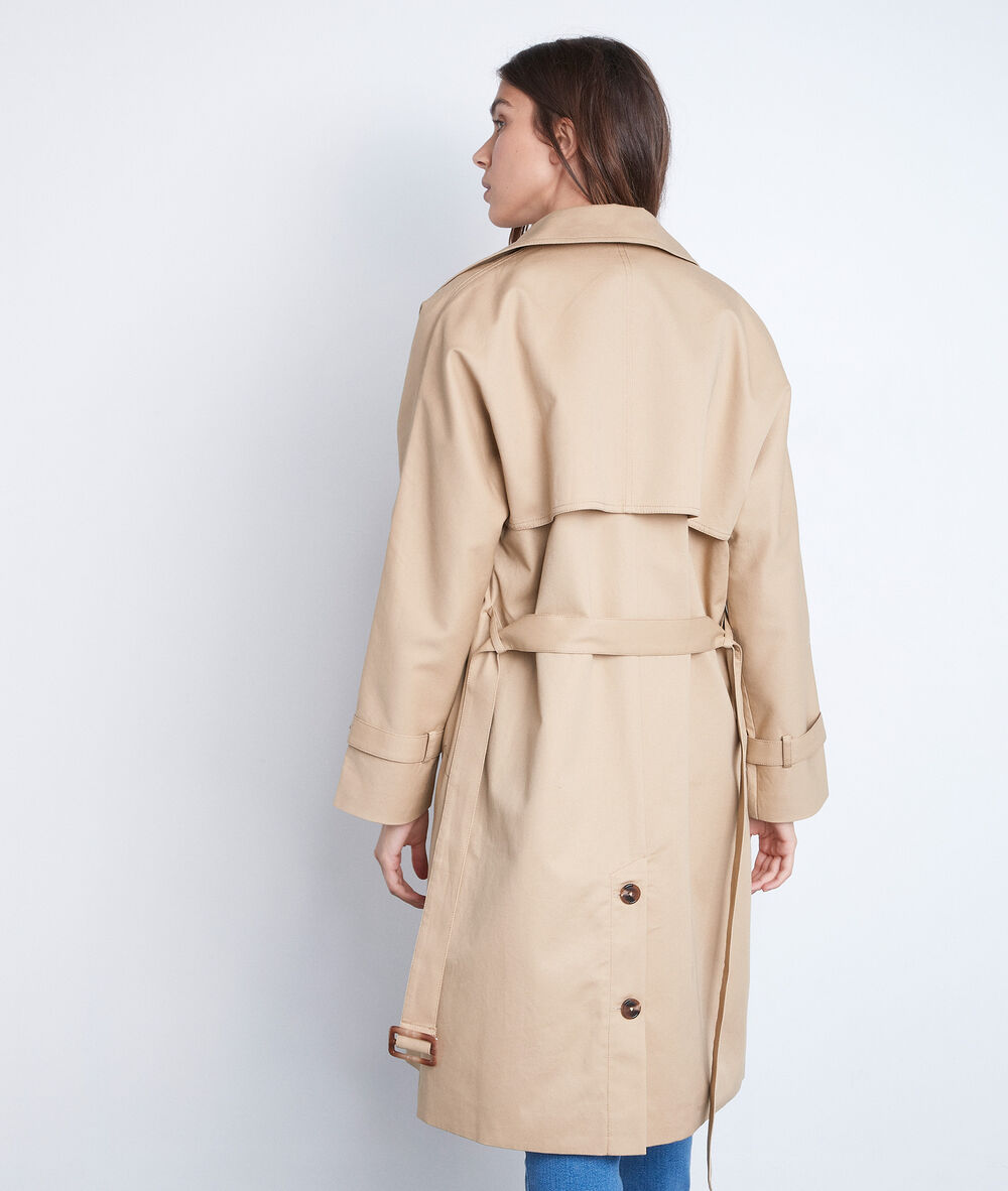 Katlyn beige timeless cotton trench coat Women | Maison 123