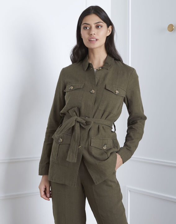 Farah khaki linen safari jacket | 1-2-3 Farah khaki linen safari jacket PhotoZ | 1-2-3