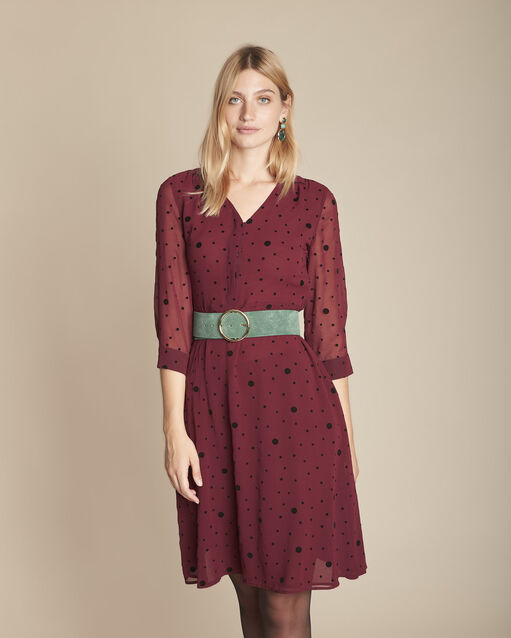 Ista pomegranate polka dot print dress (2) - Maison 123