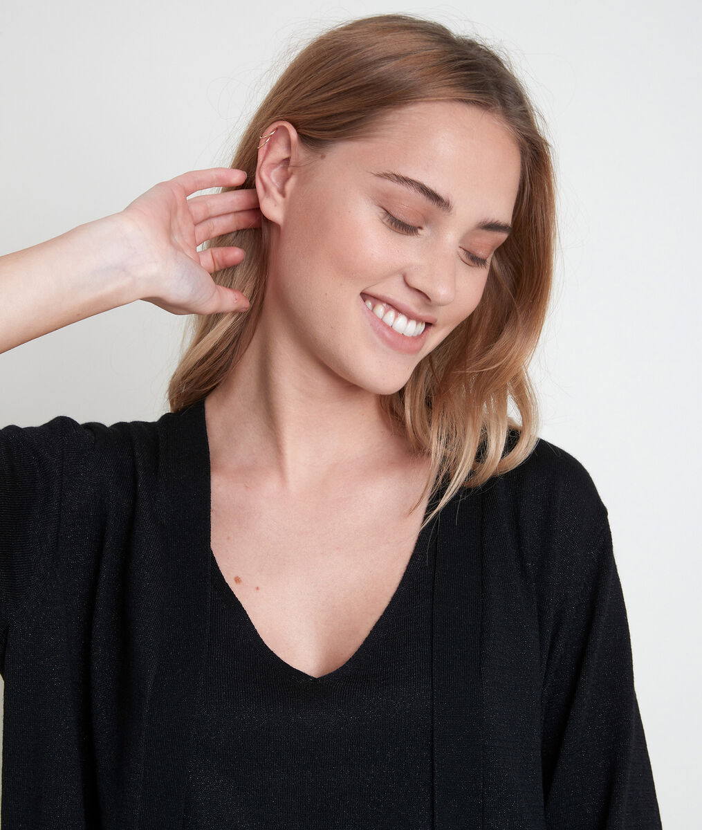 ALIZEE BIS fine black cardigan | 1-2-3 ALIZEE BIS fine black cardigan PhotoZ | 1-2-3