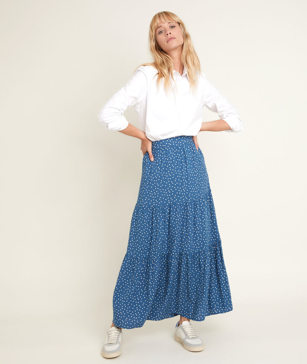Galila maxi spotted dress | 1-2-3 Galila maxi spotted dress PhotoZ | 1-2-3