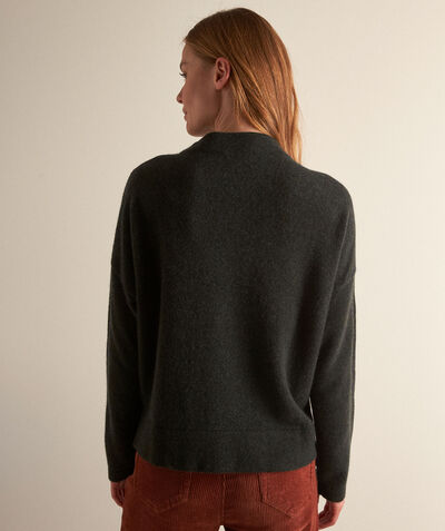 Beverly green responsible wool round-neck jumper PhotoZ | 1-2-3