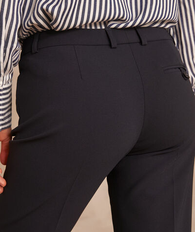 Valero navy slim-fit tailored trousers PhotoZ | 1-2-3