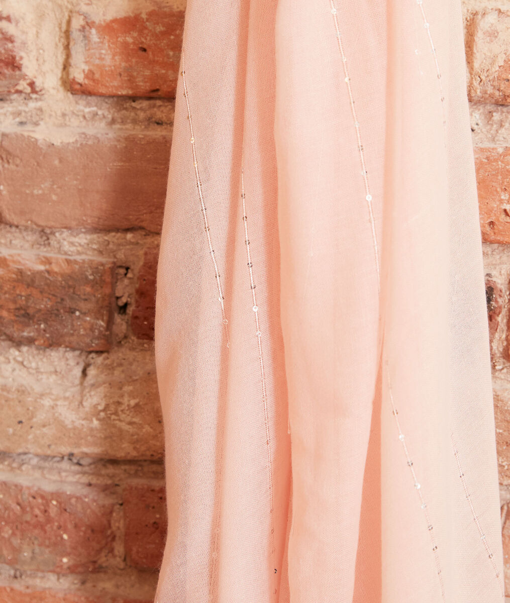 Carmen nude sequinned scarf | 1-2-3 Carmen nude sequinned scarf PhotoZ | 1-2-3