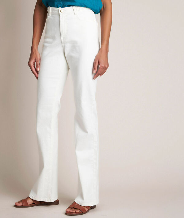 Saphir, the Vintage flare ecru wide-leg flared jeans | 1-2-3 Saphir, the Vintage flare ecru wide-leg flared jeans PhotoZ | 1-2-3