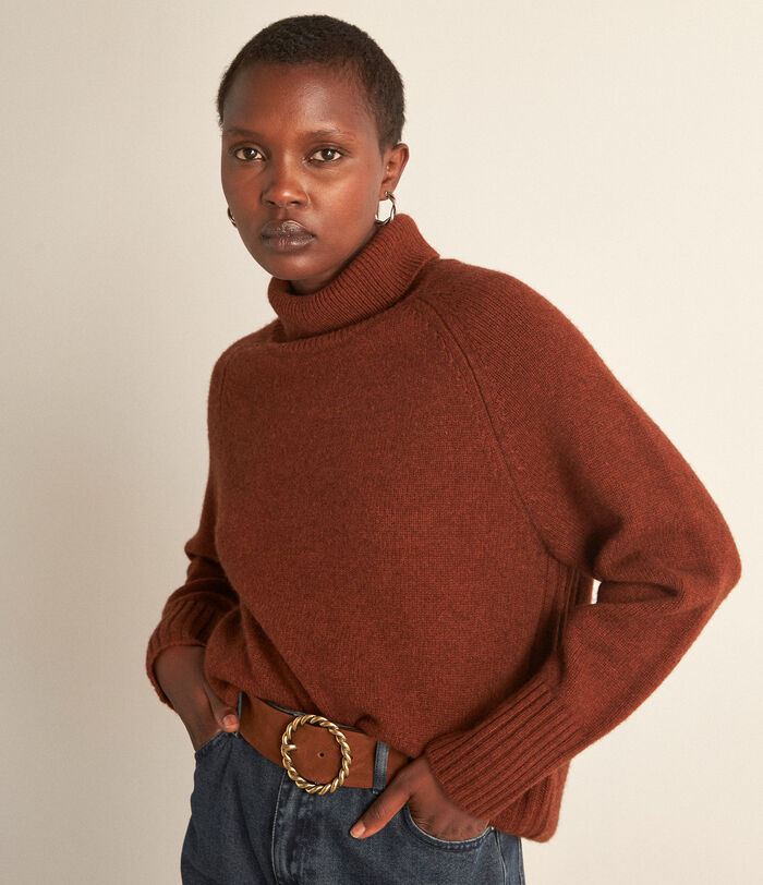 Blaise brown responsible wool jumper	