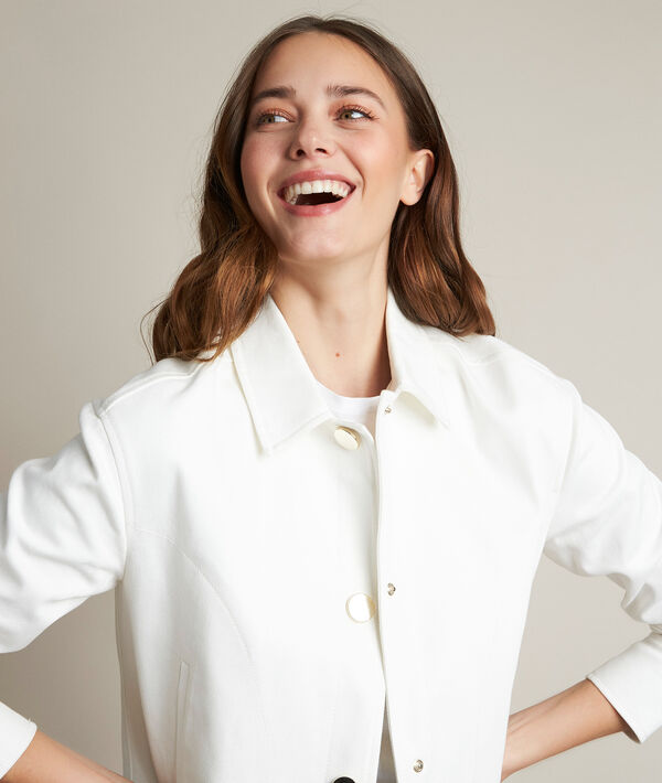 Lola snap-fastened cotton jacket | 1-2-3 Lola snap-fastened cotton jacket PhotoZ | 1-2-3