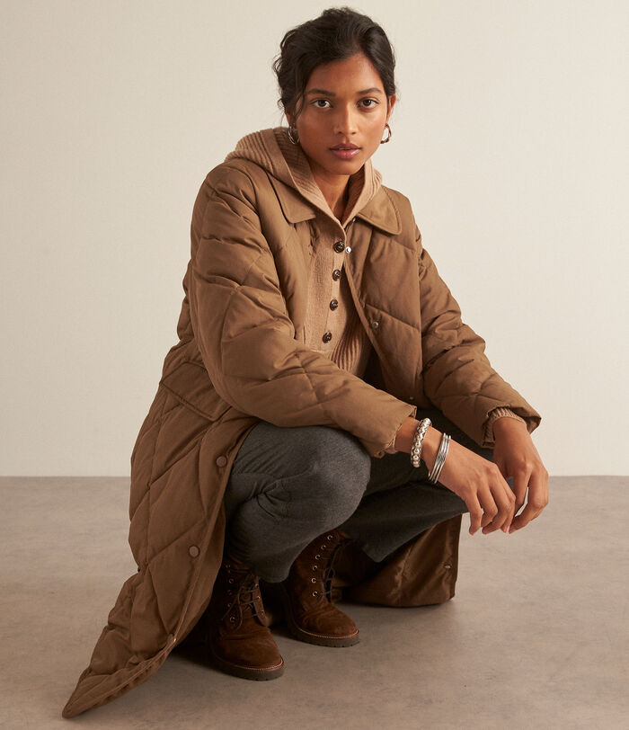 Manon brown padded coat PhotoZ | 1-2-3