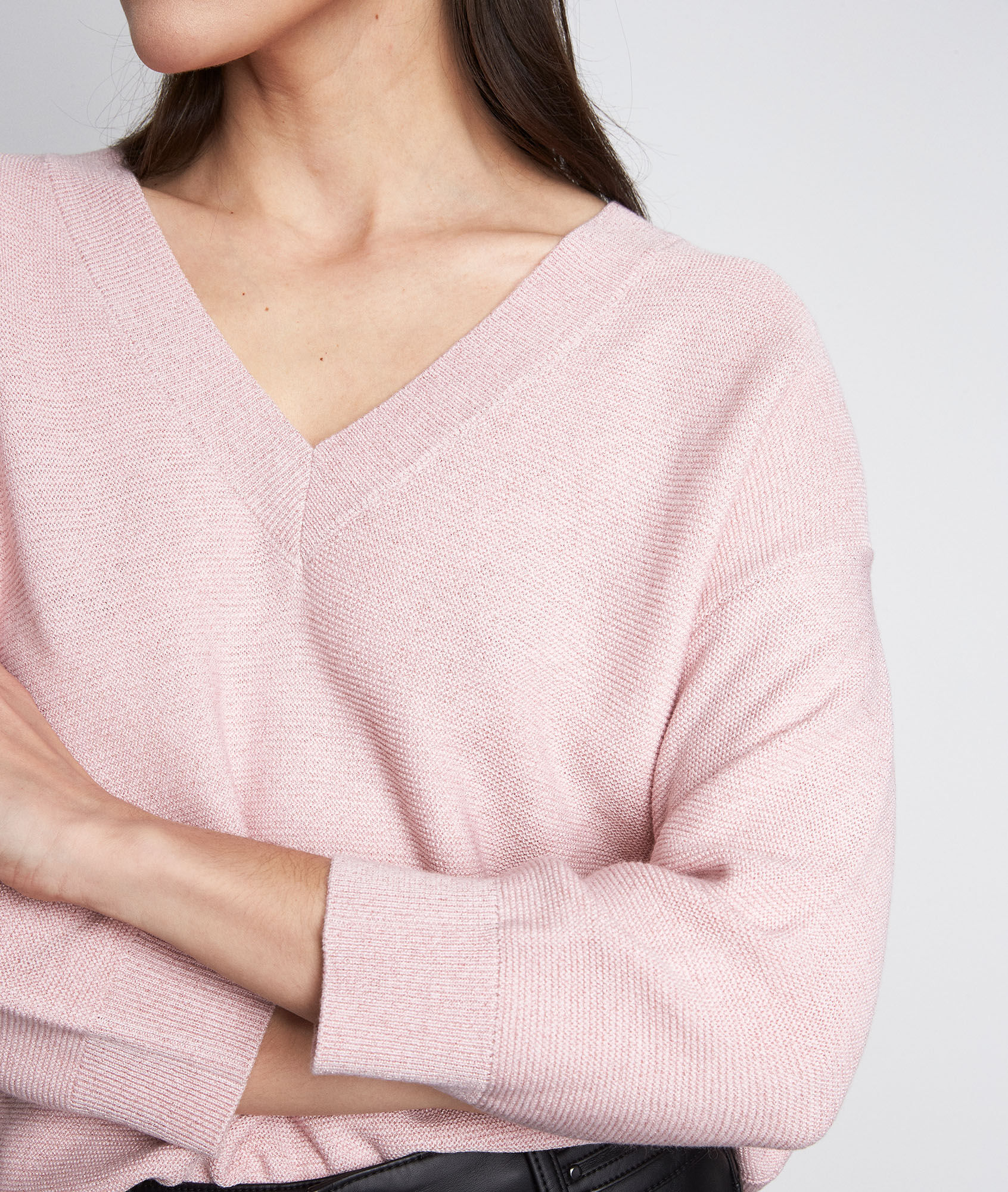 powder pink jumper