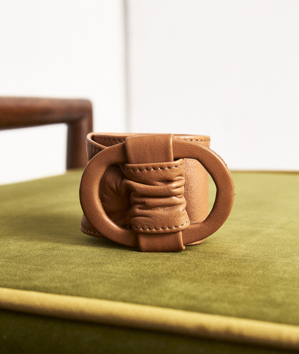 Elya wide camel-coloured leather belt | 1-2-3 Elya wide camel-coloured leather belt PhotoZ | 1-2-3