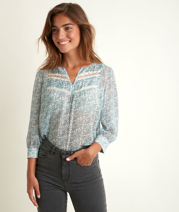 Juan printed blouse | 1-2-3 Juan printed blouse PhotoZ | 1-2-3