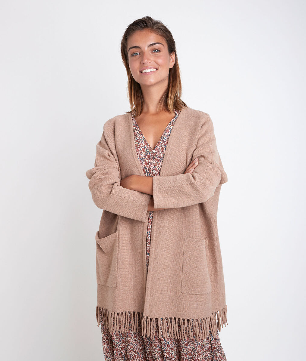 Roxie knitted jacket with tassels | 1-2-3 Roxie knitted jacket with tassels PhotoZ | 1-2-3
