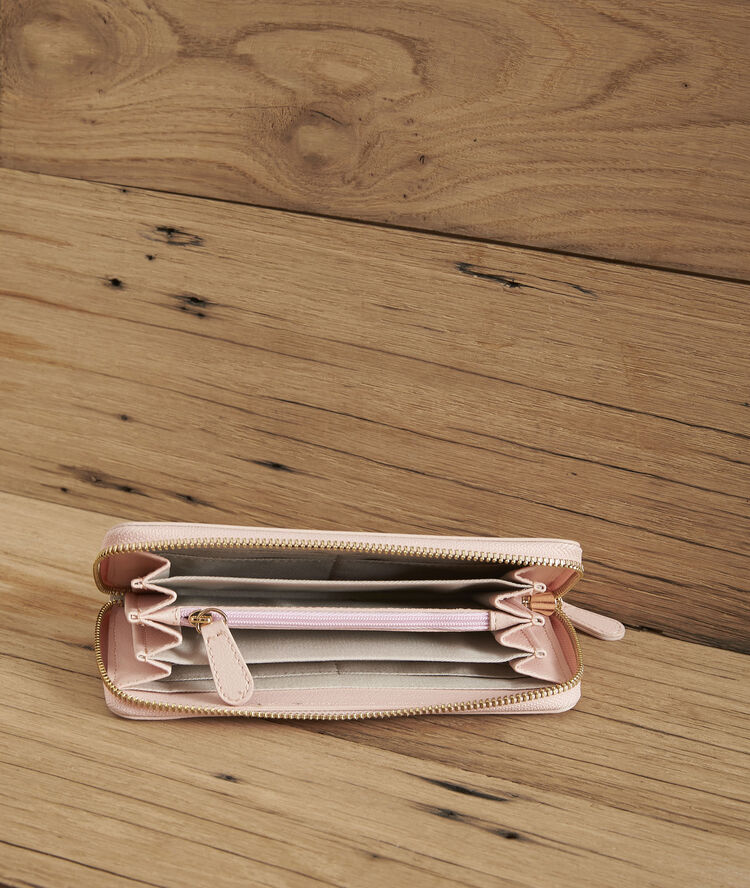 Leman pale pink wallet light pink.