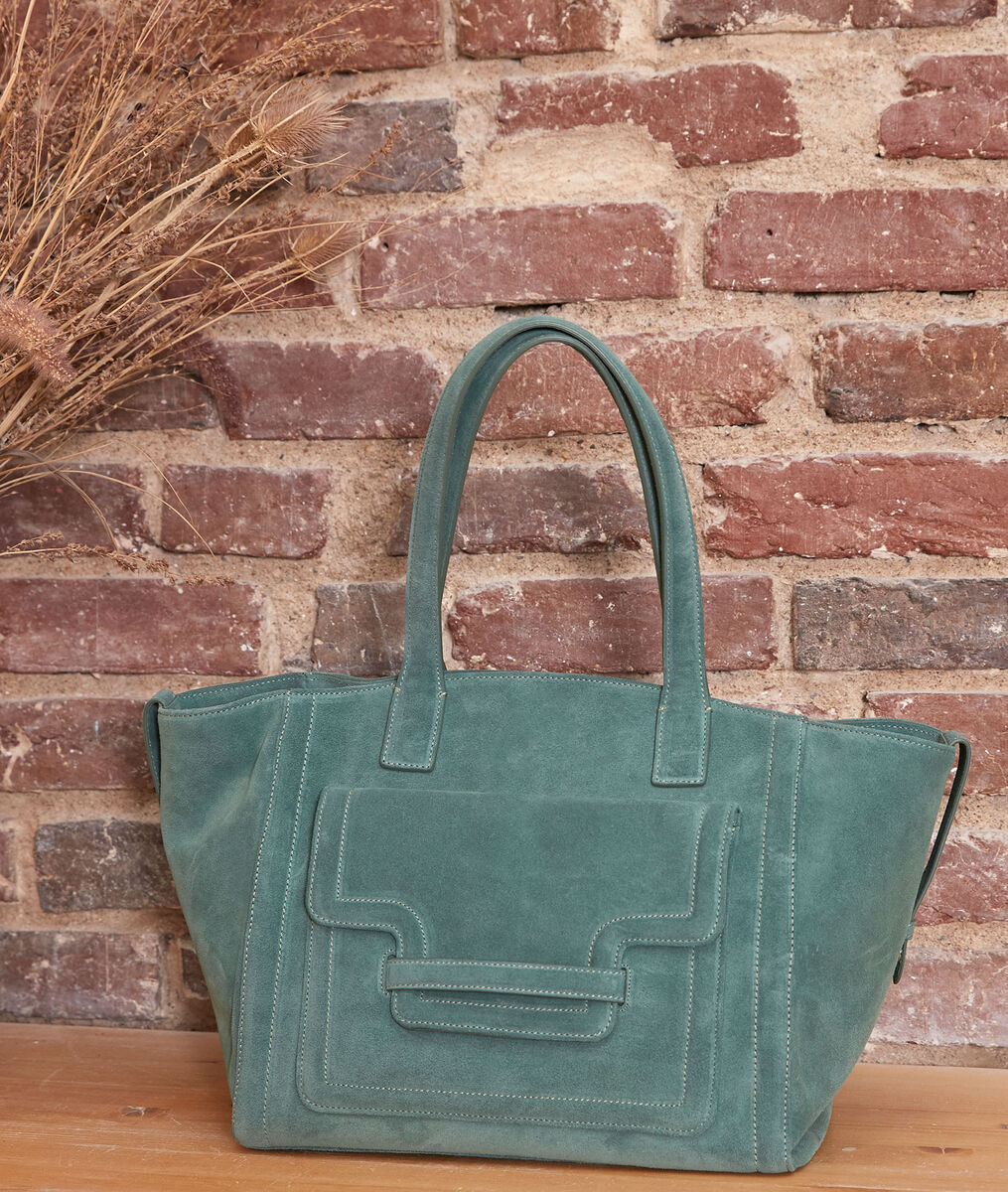 Number 3 in slate-coloured suede | 1-2-3 Number 3 in slate-coloured suede PhotoZ | 1-2-3