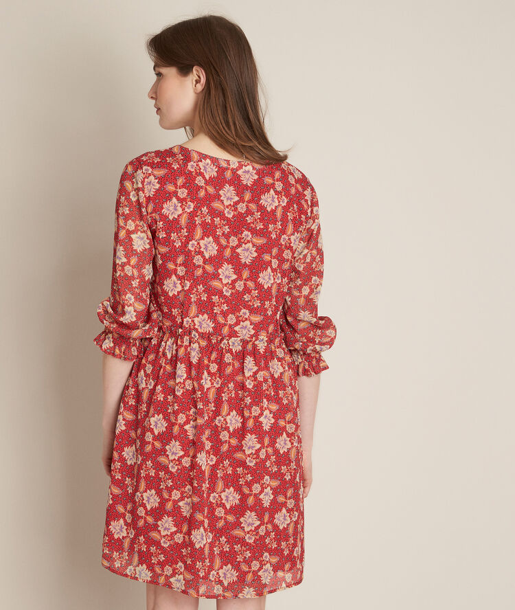 Clorane printed dress lagoon.