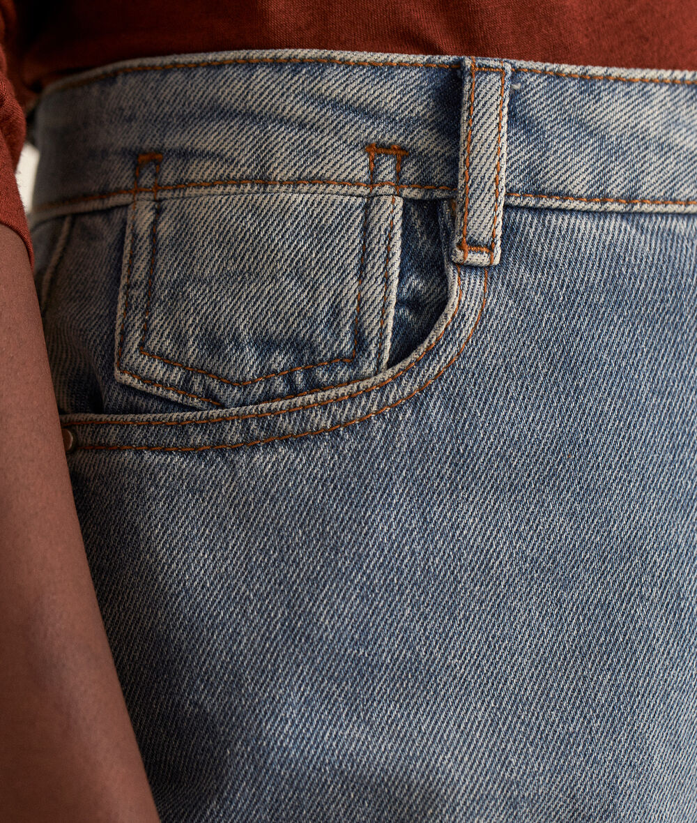 Solene pure bleached denim mum jeans PhotoZ | 1-2-3