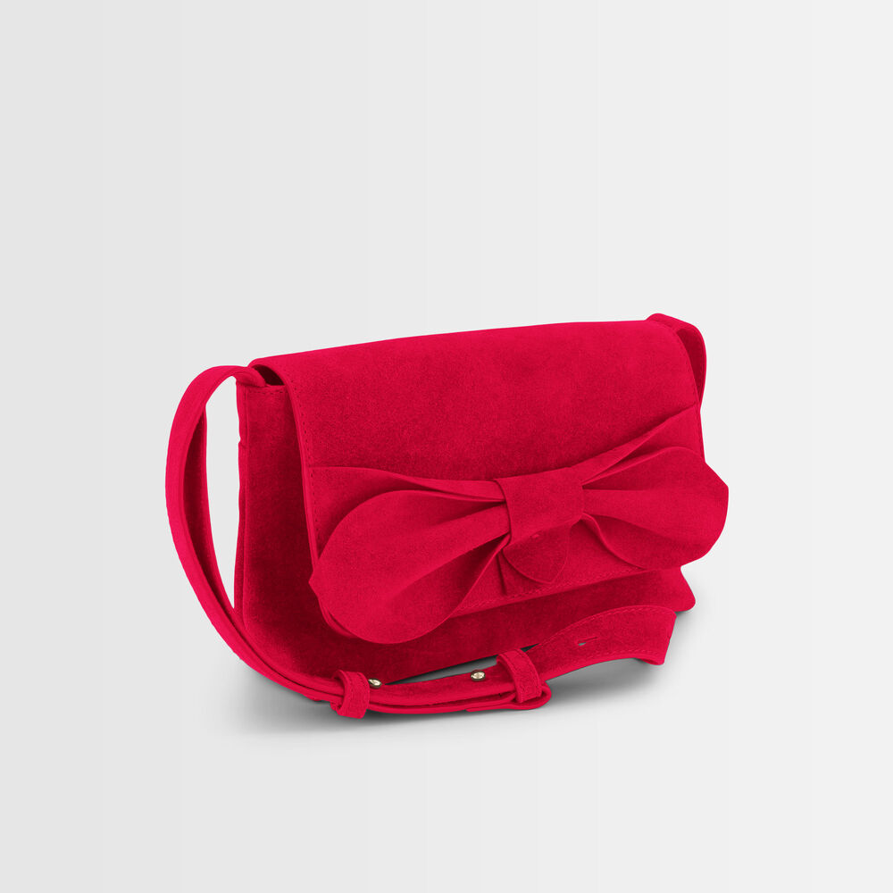Dolly red leather bag rouge.
