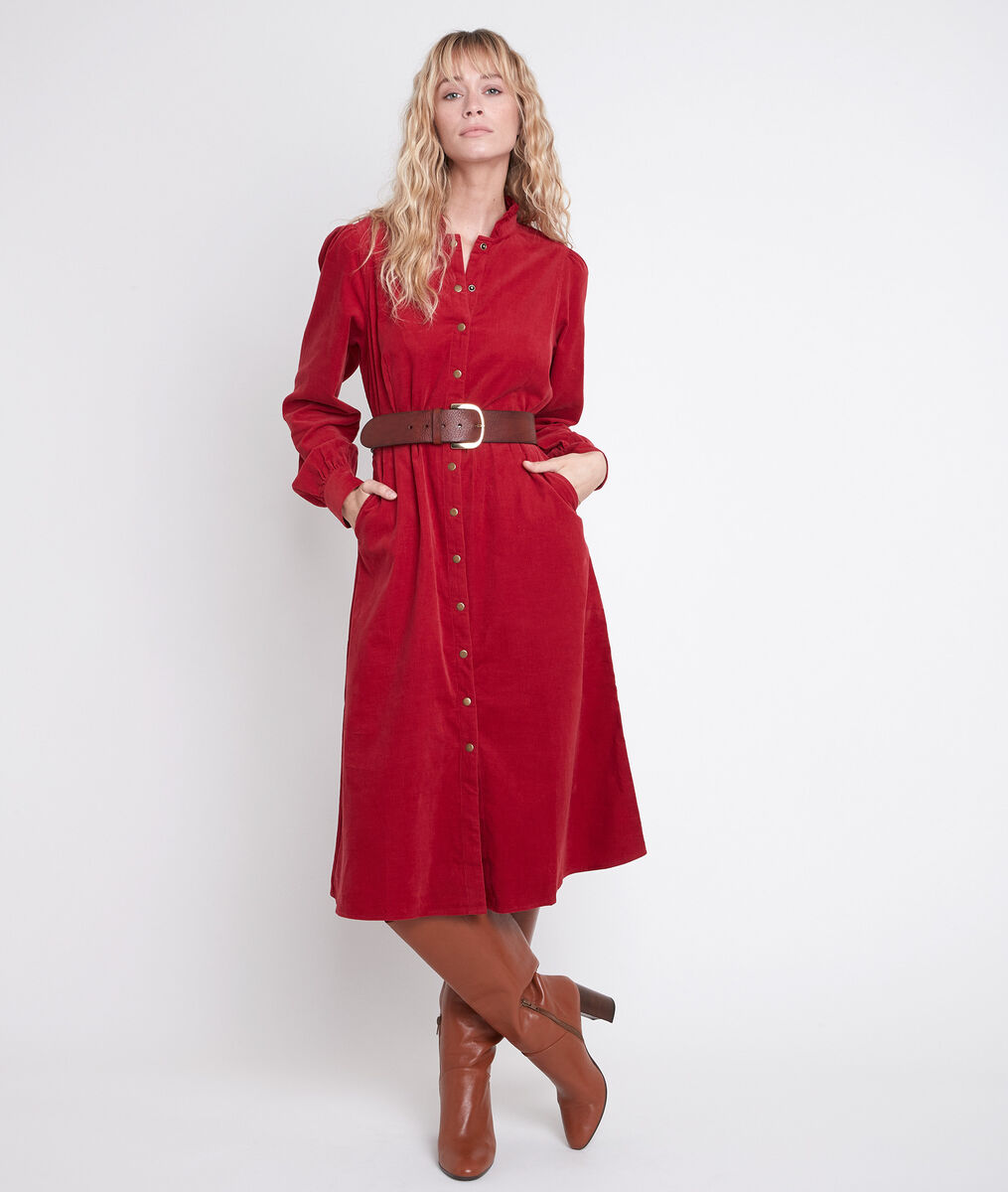 LAURA red velvet dress | 1-2-3 LAURA red velvet dress PhotoZ | 1-2-3