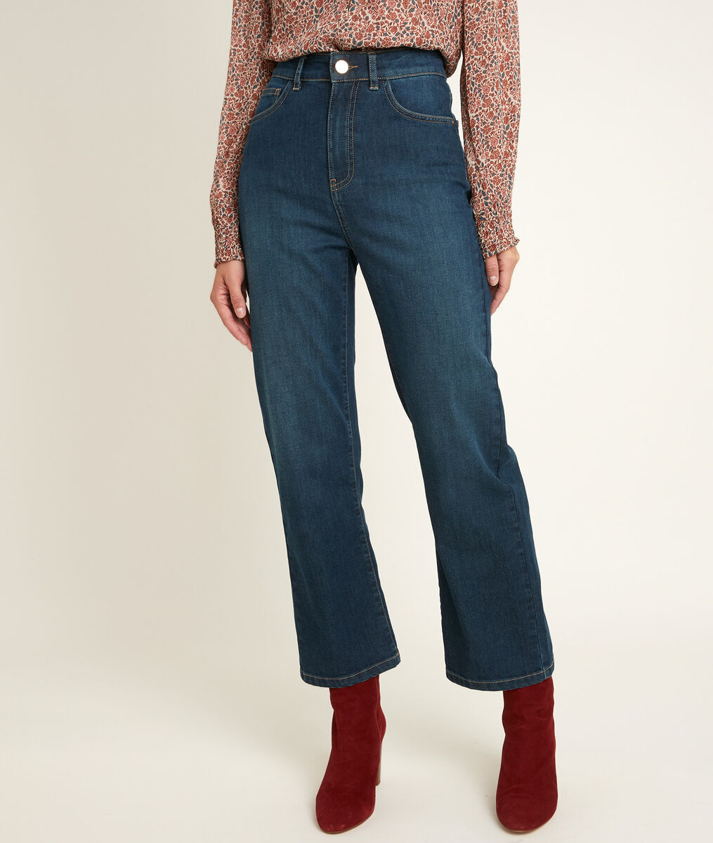 Pietro Straight Leg Cropped Jeans Women Maison 123