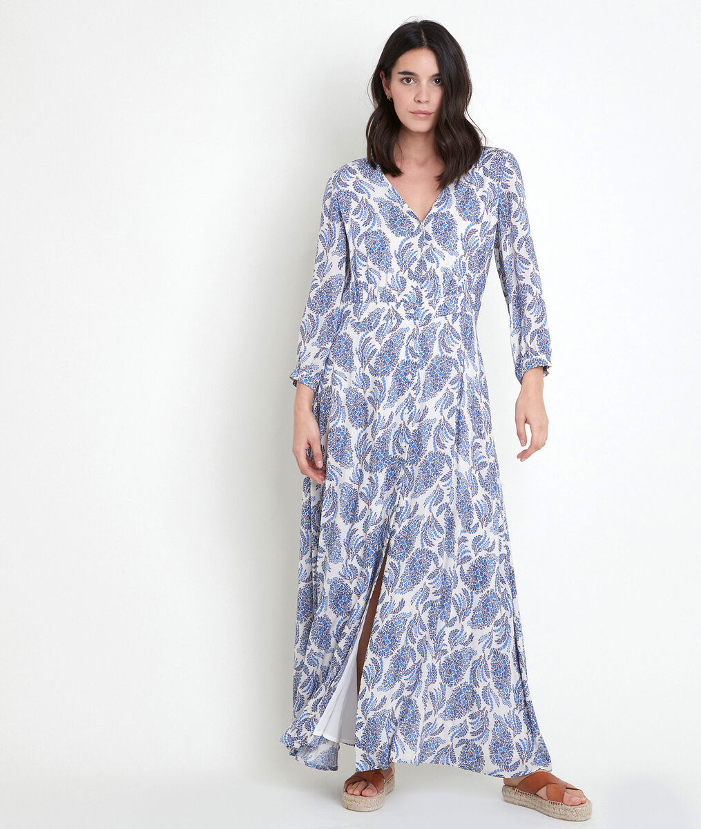 LOUVINA forget-me-not print maxi dress | 1-2-3 LOUVINA forget-me-not print maxi dress PhotoZ | 1-2-3