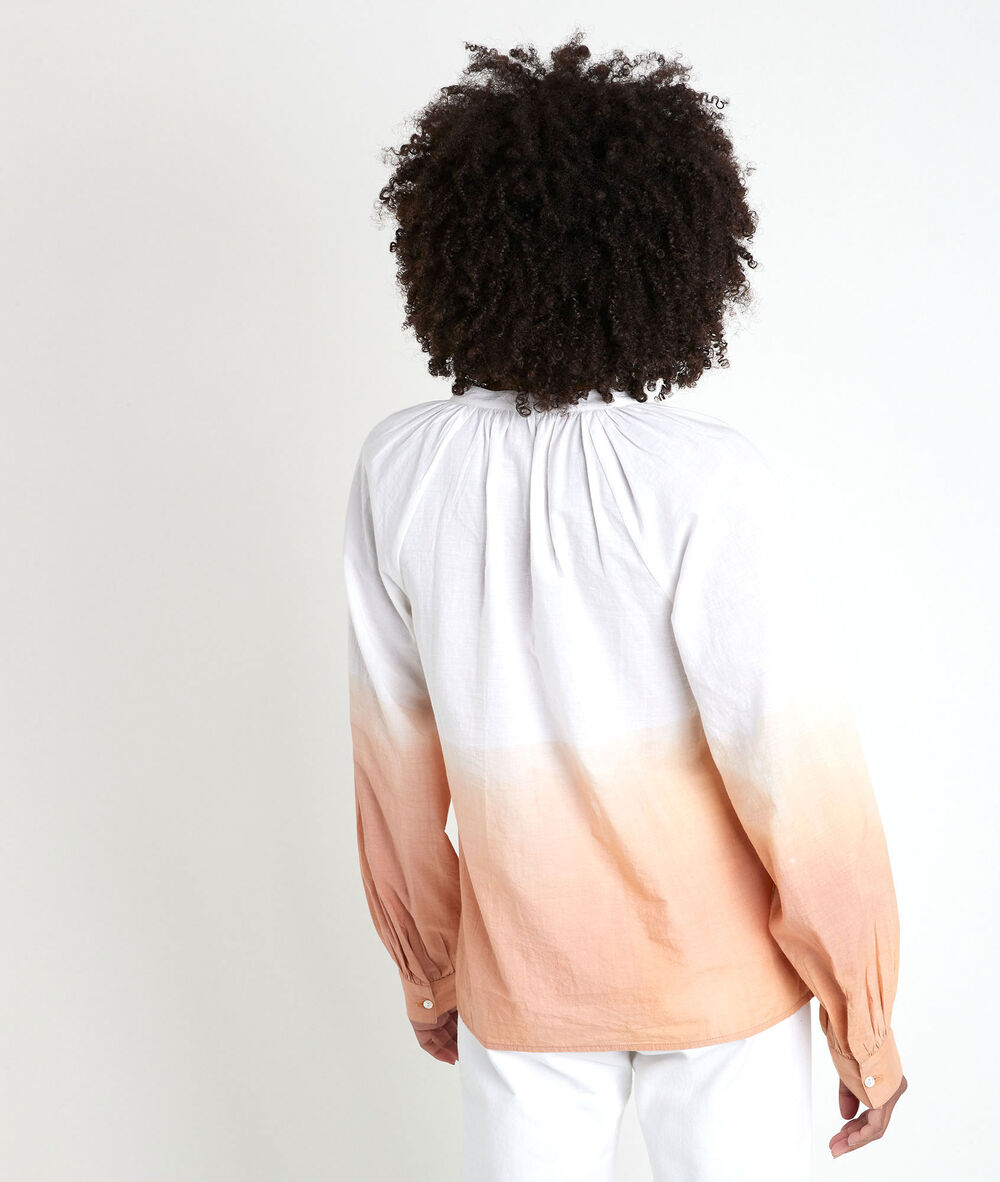 Terry beige tie-dye blouse beige.