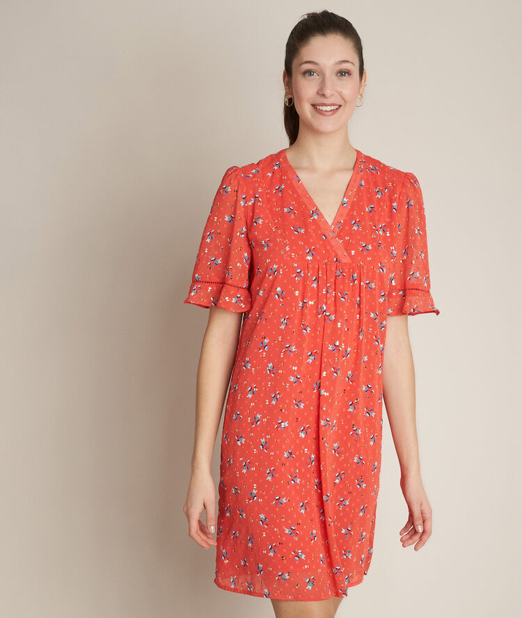 Chana printed dress poppy.