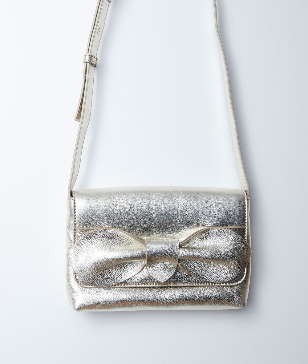 Dolly gold-coloured leather bag or.
