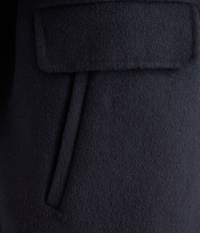 Manteau en laine marine Raphael PhotoZ | 1-2-3