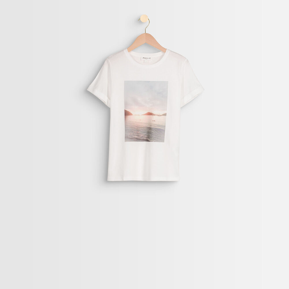 Dune printed t-shirt ecru.