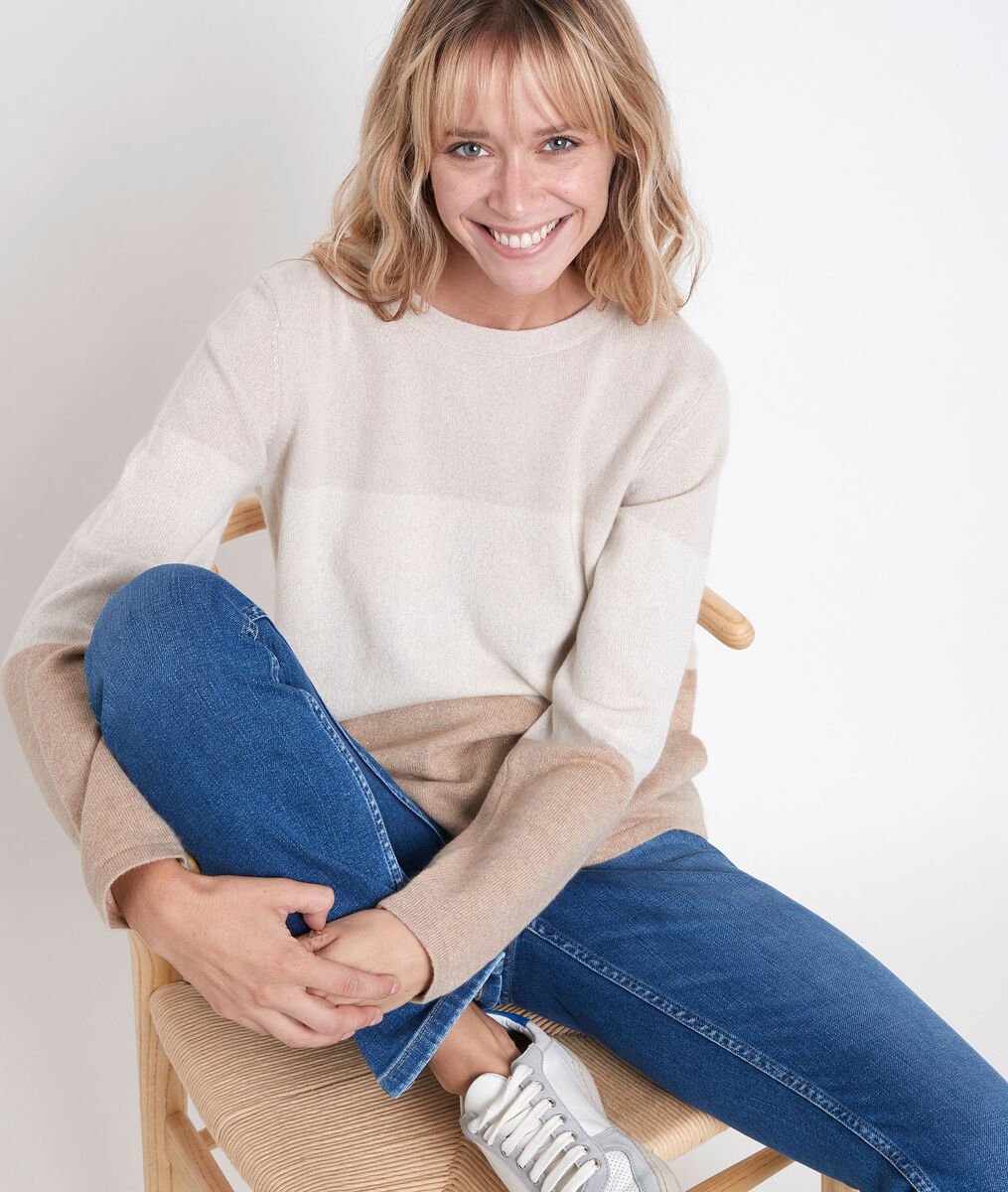 Ramon striped cashmere pullover | 1-2-3 Ramon striped cashmere pullover PhotoZ | 1-2-3