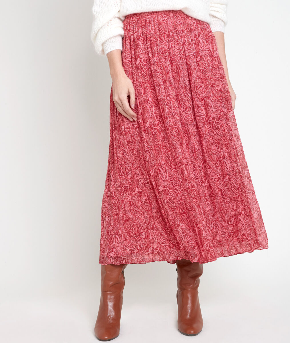ERESSE printed pleated maxi skirt | 1-2-3 ERESSE printed pleated maxi skirt PhotoZ | 1-2-3
