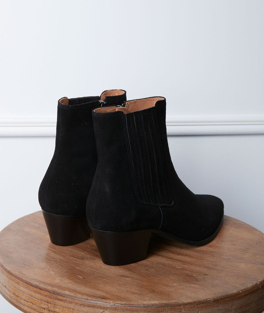 Gaby black high-heeled ankle boots | 1-2-3 Gaby black high-heeled ankle boots PhotoZ | 1-2-3