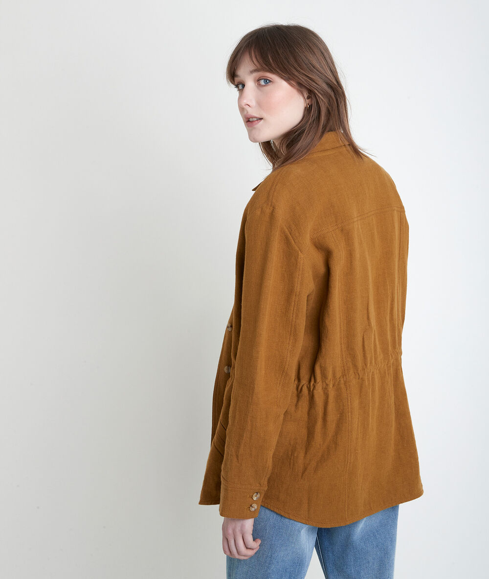 Paolita bronze linen jacket bronze.