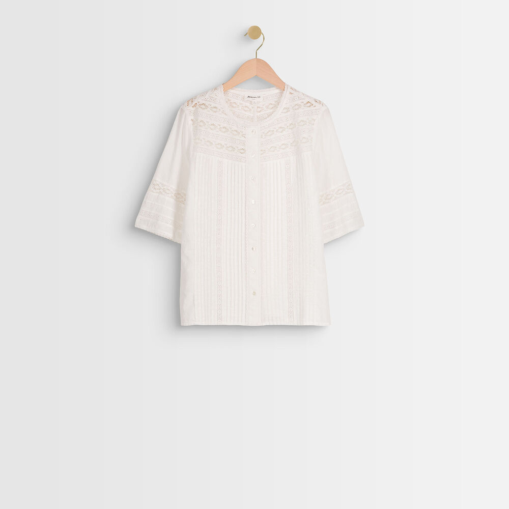 Edia lace blouse white.